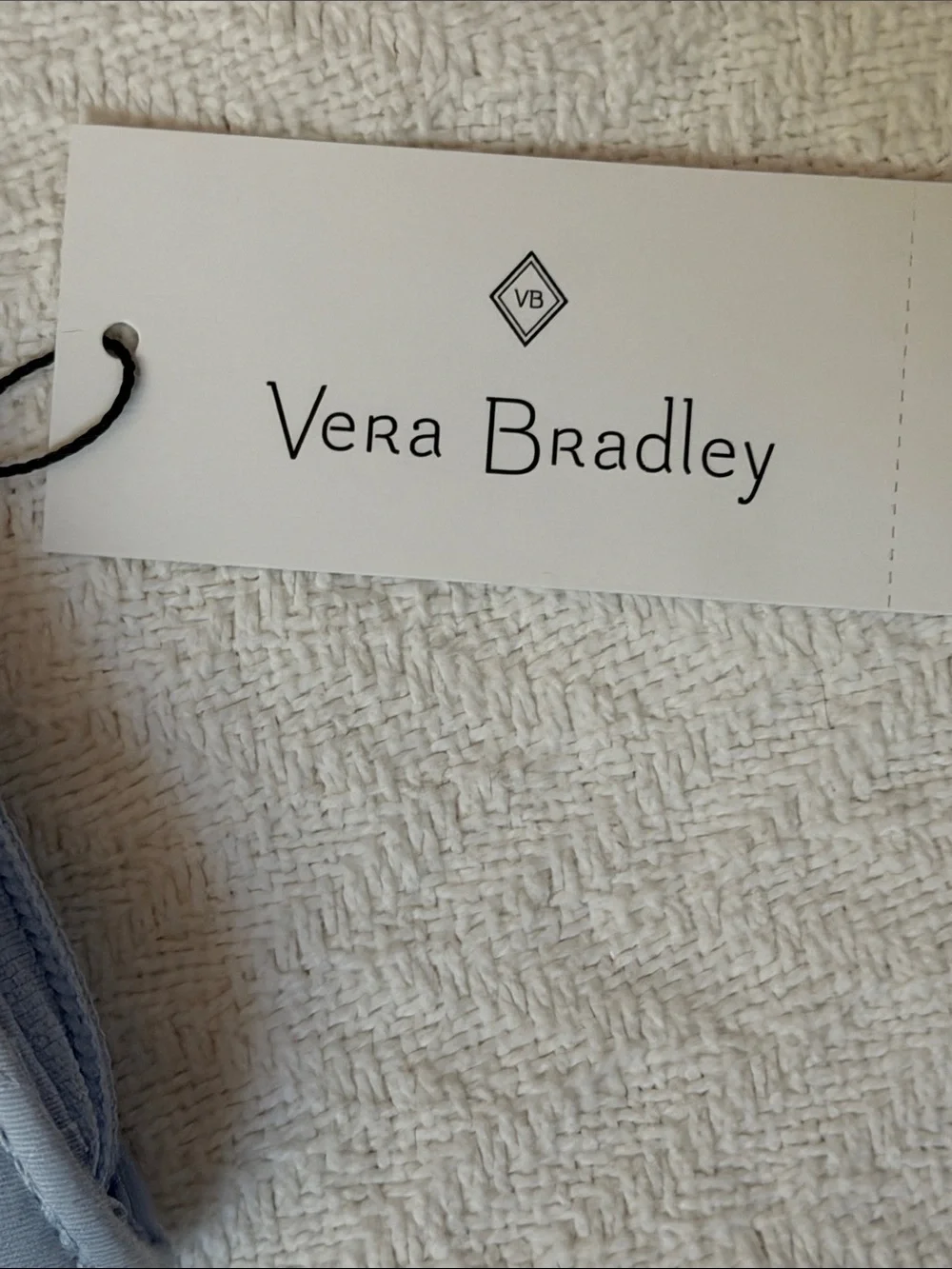 Vera Bradley Powder Blue Quilted Zip-Around Wallet with Turn-Lock - Picture 5 of 10